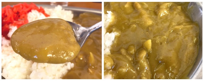 そばよしのカレールー。出汁の旨味が強くトロトロ