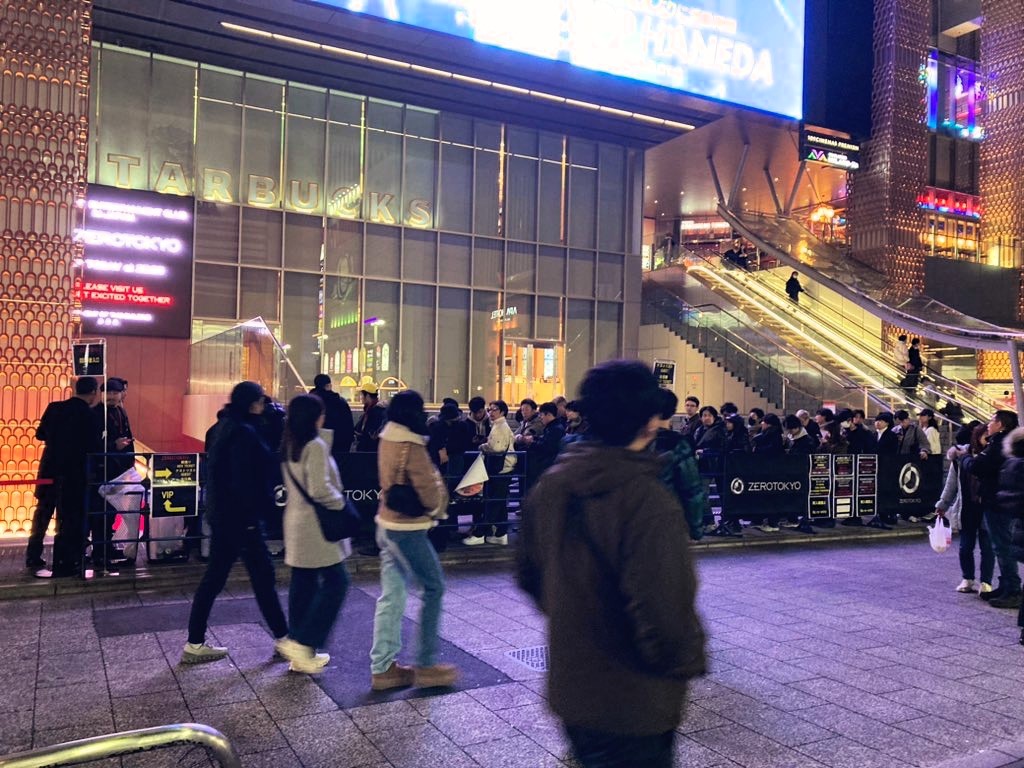 ZERO TOKYOの行列