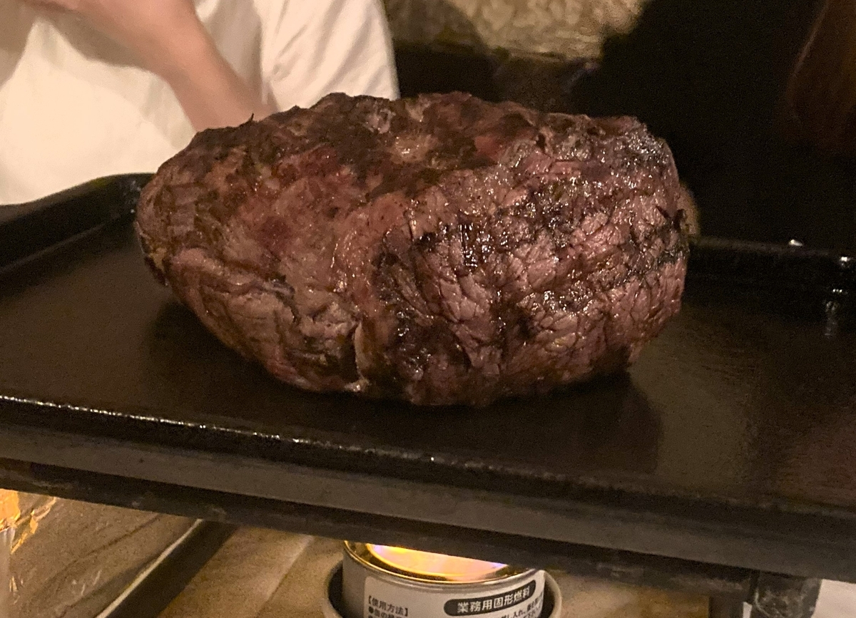 CHACOあめみやのリブロース1kgの肉塊