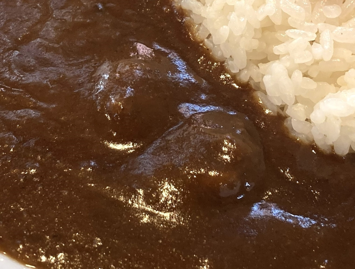 カシュクのカレーのビーフ