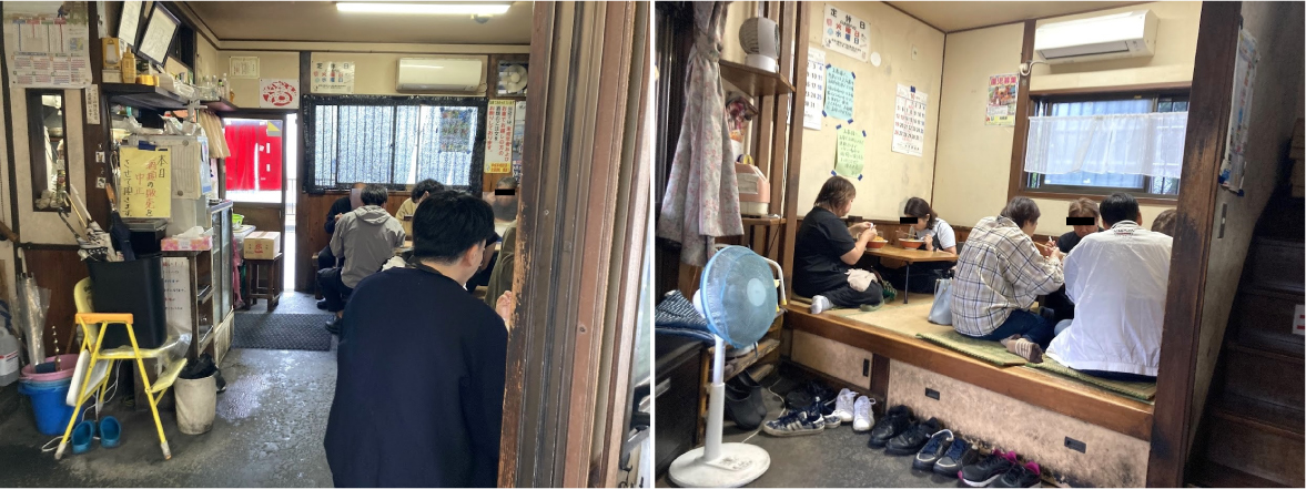 竹岡「梅乃家」の内観