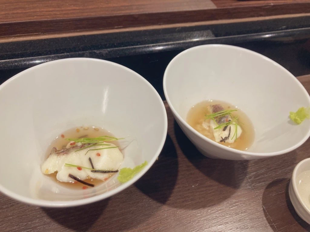「すし OMAKASE」のお茶漬け二人前