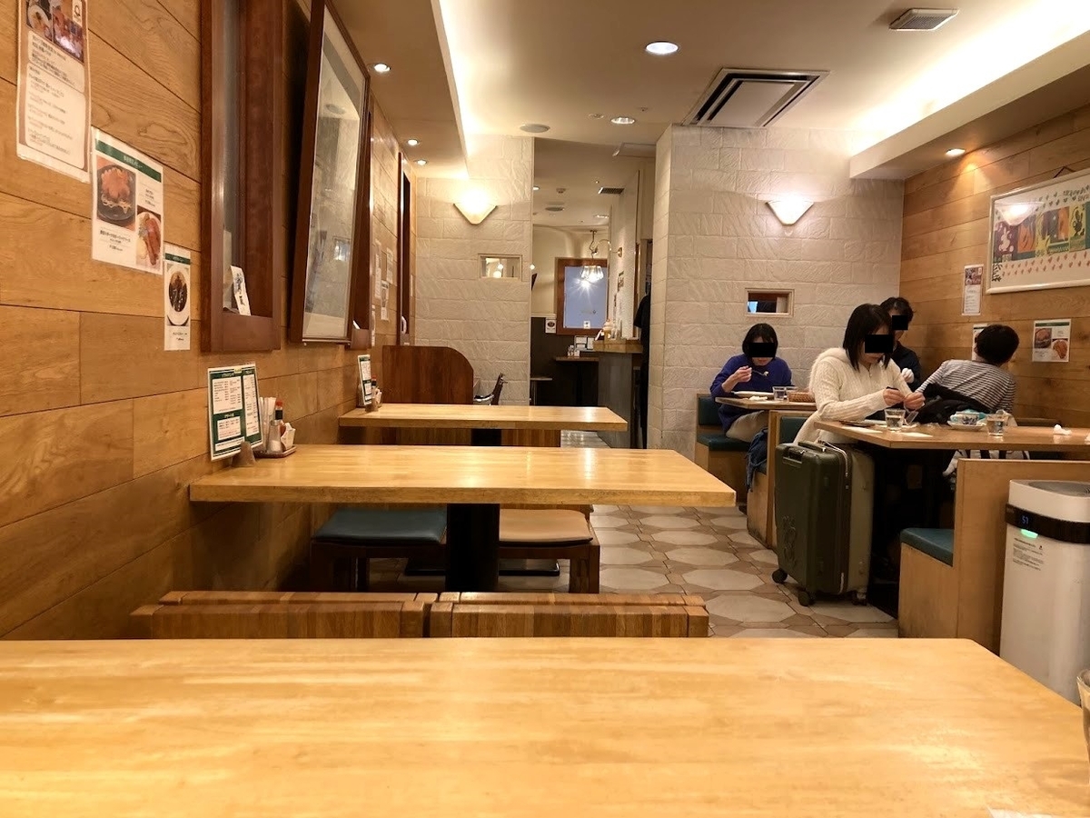 吉祥寺の老舗洋食店「らすぷーる」の内観