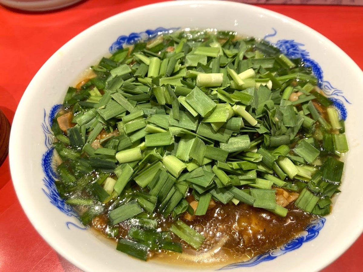 大塚「幸龍軒」の馬鹿ニラモツ餡かけラーメン