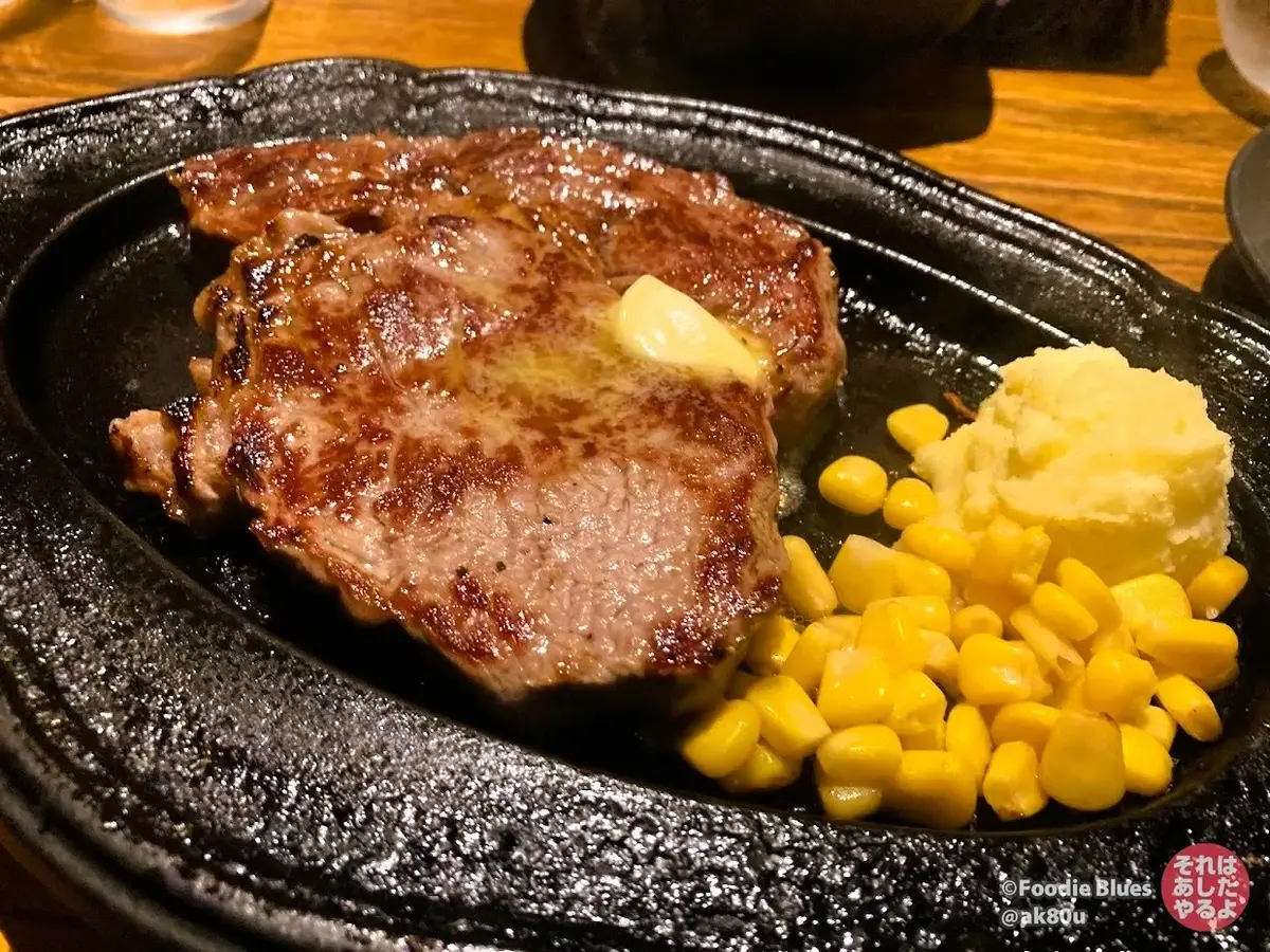 六本木「ステーキの虎」のリブロースステーキ