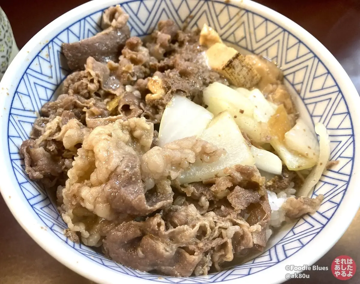 新宿「たつ屋」の牛どん
