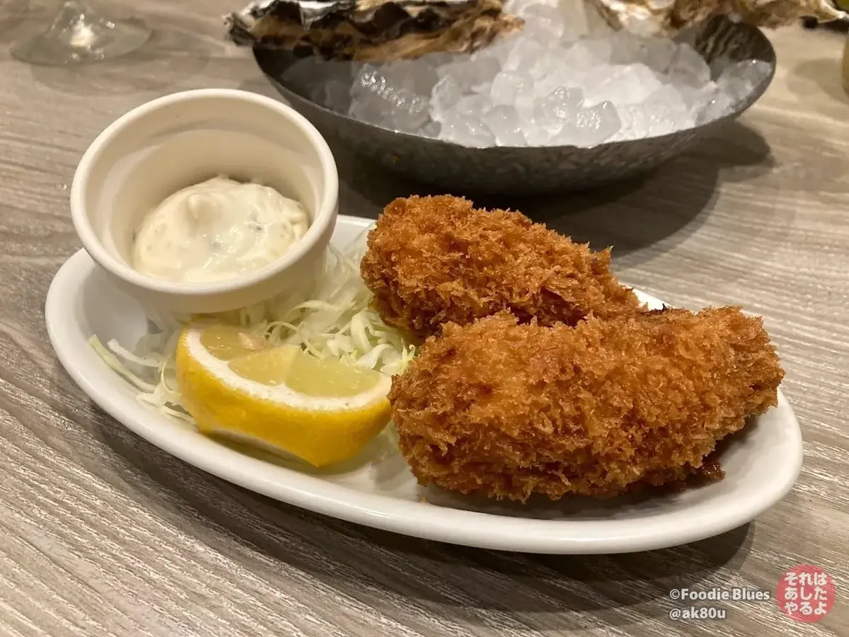 銀座「8TH SEA OYSTER BAR(エイス シー オイスターバー)」のカキフライ