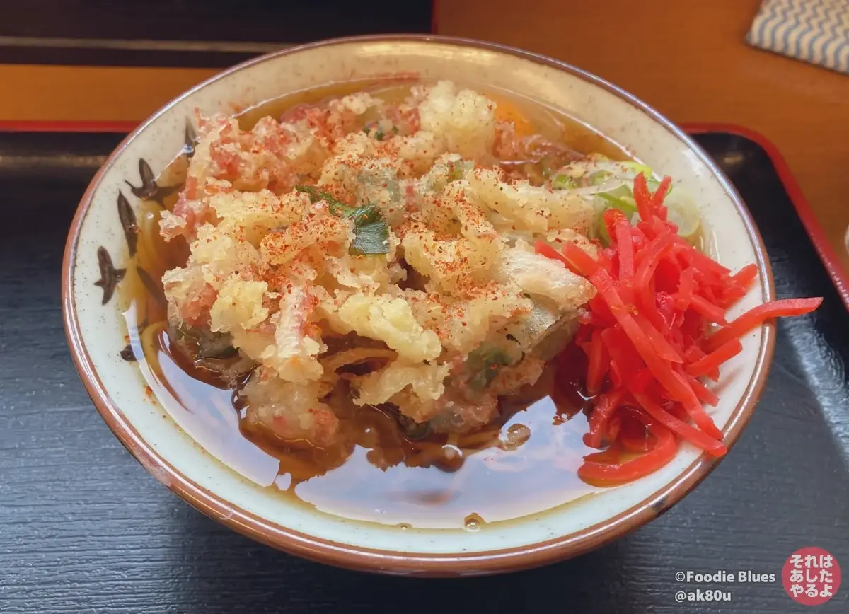 神谷町「そばよし」の天玉そば