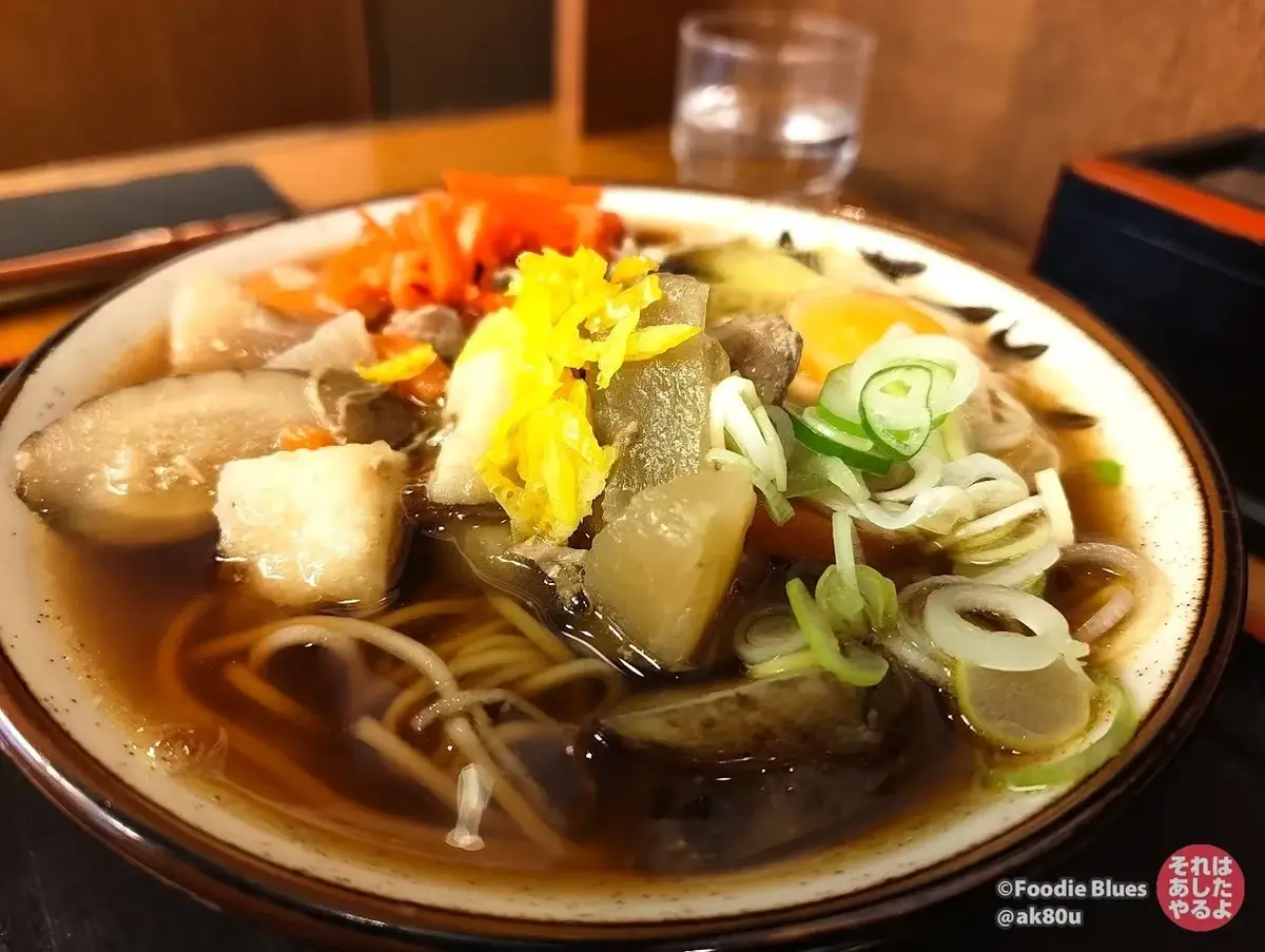 神谷町「そばよし」のけんちんそば