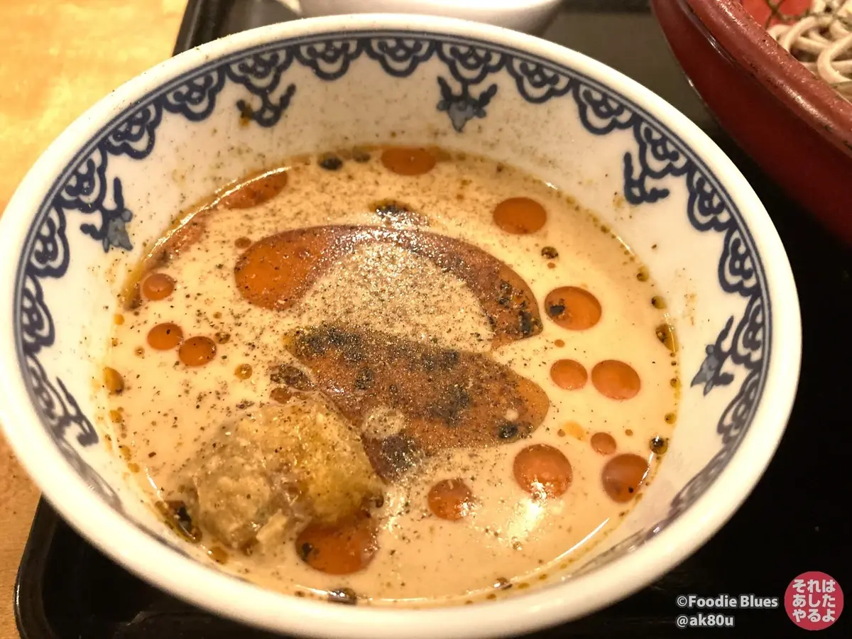 神谷町「金蠍 蕎麦組」の胡麻ダレ
