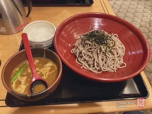 神谷町「金蠍 蕎麦組」のカレーつけ蕎麦