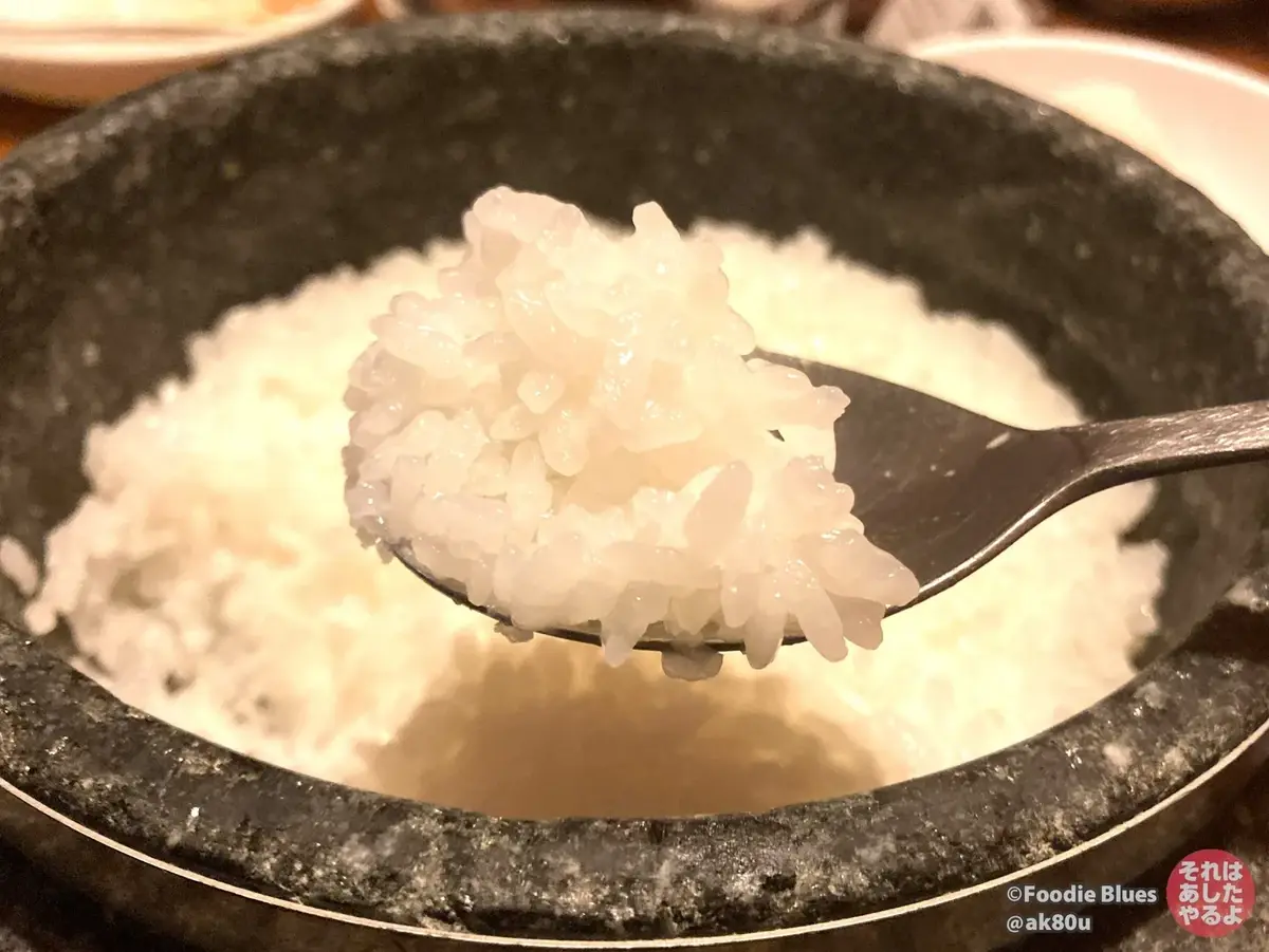 恵比寿「石鍋豆腐チゲ専門店 チャメ 恵比寿店」の石釜ごはん