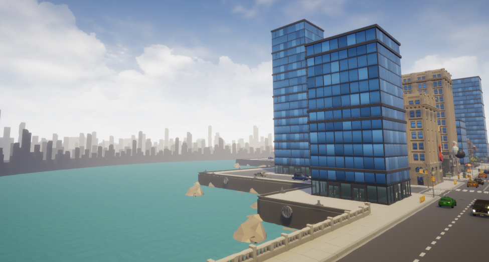今月だけ無料になってる Polygon City Pack を使ってみる 妹でもわかるunrealengine4