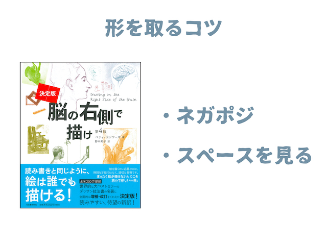 デッサン上達方法:形を上手に取るコツ