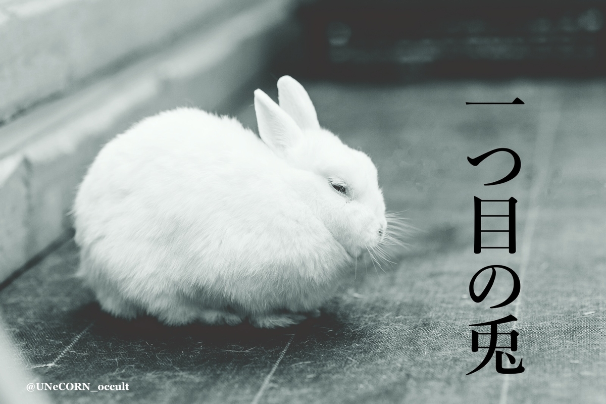 一つ目の兎 Unecorn