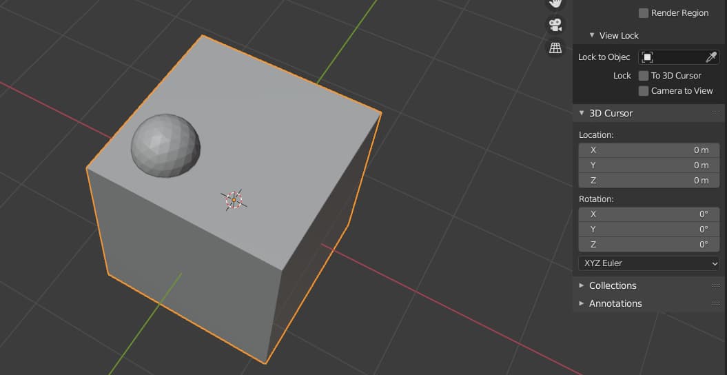 Blender_3Dcursor_Reset