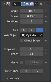ScrewModifierSetting