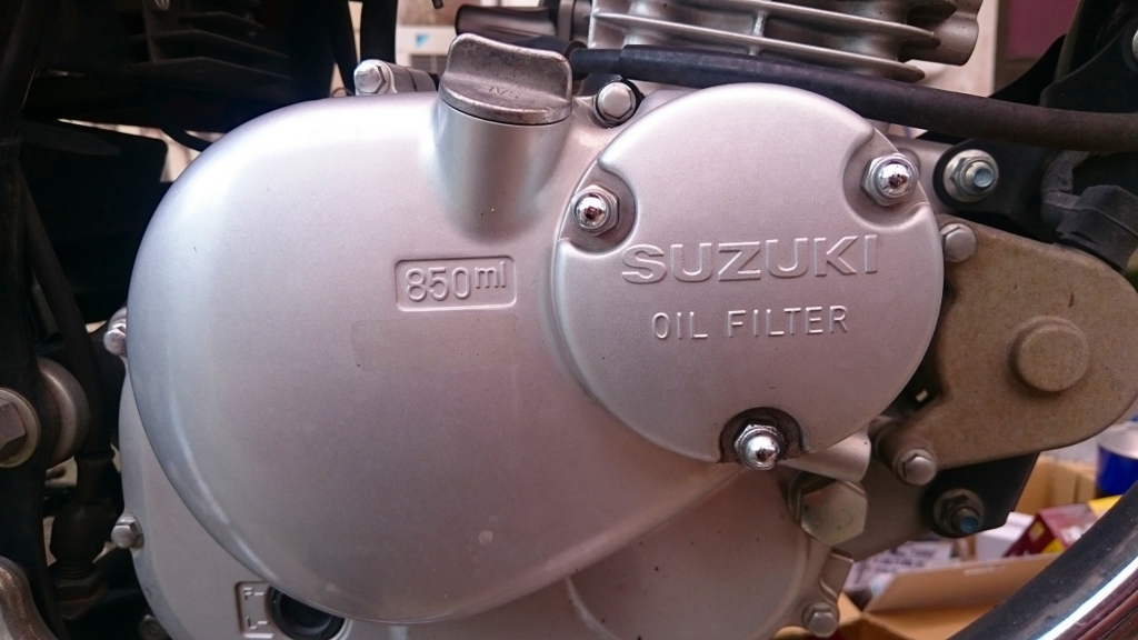 GN125Hが2万キロ到達。7回目のオイル交換はスズキ純正オイル。 - ゆに昆布