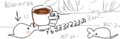 机にコーヒーをこぼさないためには