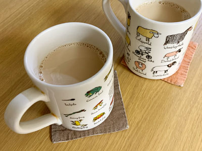 カフェオレがぴったり