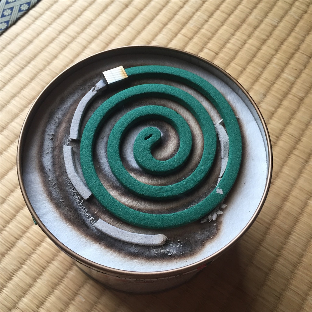 蚊取り線香の消し方 うにっき