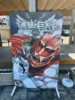 リヴァイ像→進撃の巨人 in HITAミュージアムANNEX→進撃の巨人 in