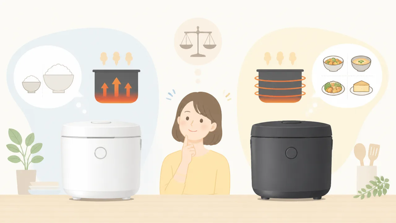 炊飯器LOCABOとLOCABO:Vの違いは？機能・容量・選び方を比較 - もの