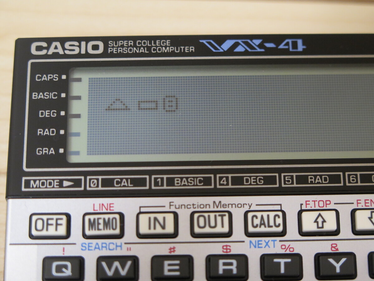 ポケコン ポケットコンピューター VX-4 Casio カシオ