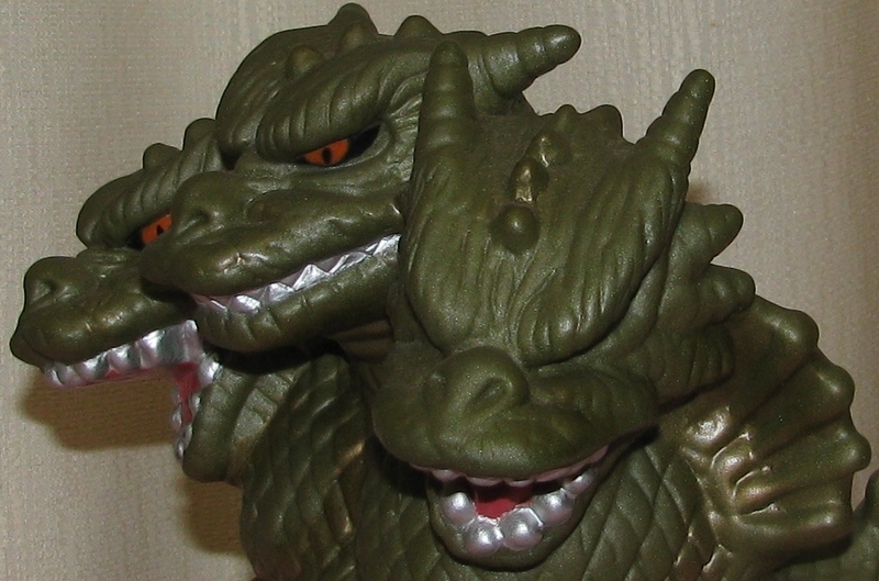 ソフビ貯金箱【キングギドラ&ゴジラ】 - 適当に玩具とかのブログ