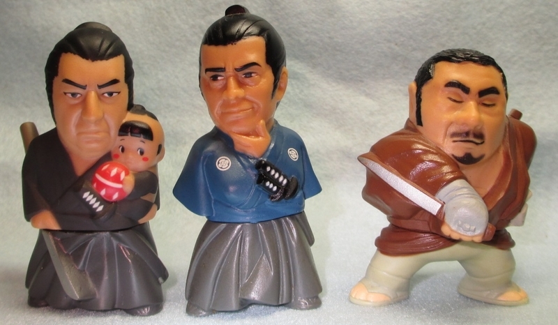 大丸商事時代劇ヒーロー見参 ソフビフィギュア 用心棒三船敏郎 座頭市