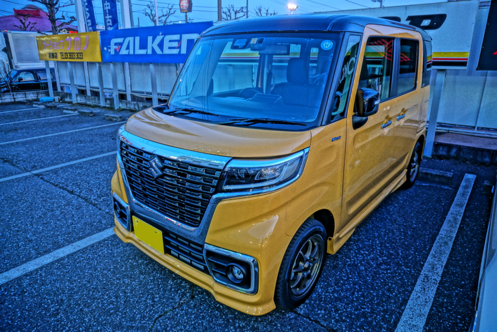 スペーシアカスタムMK53S（NA車）の色々適合 - 裏シエクル～外に行く中
