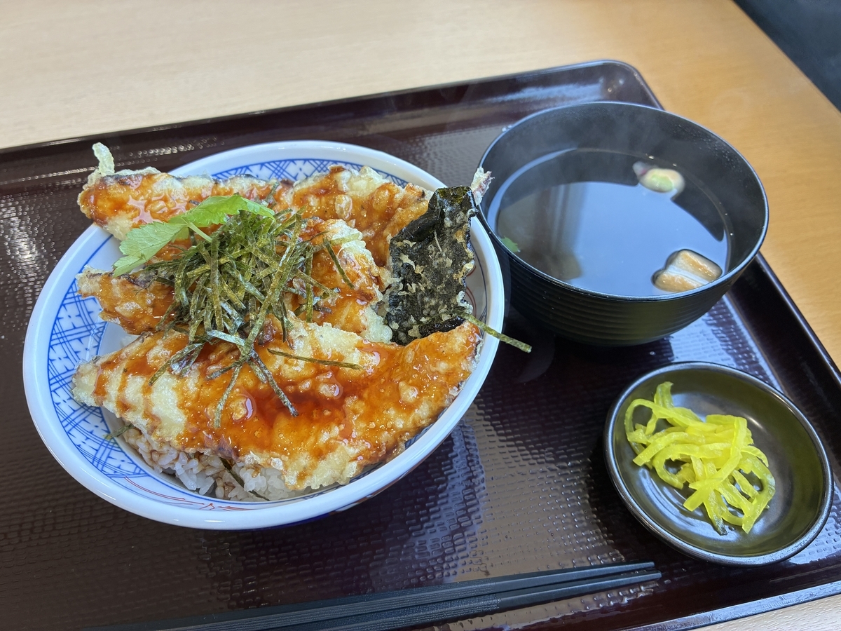 道の駅 ゆうひパーク三隅 名物 穴子天丼