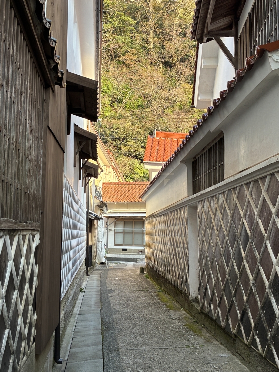 温泉津の町並み