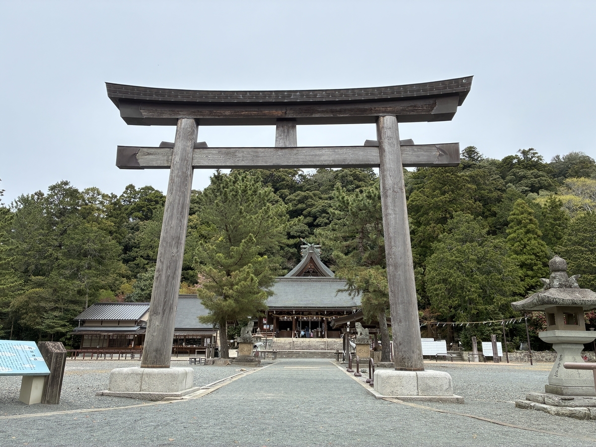 物部神社 大鳥居