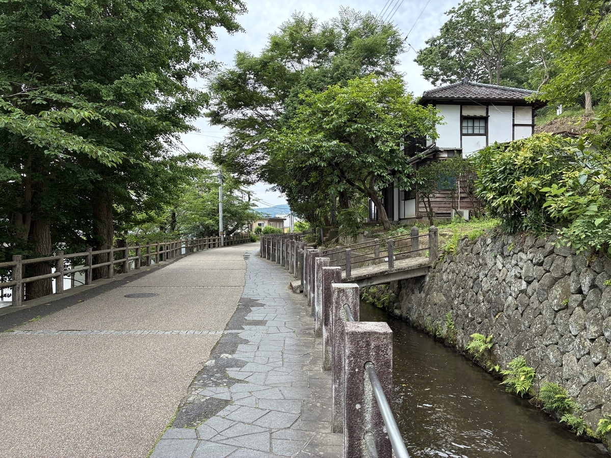 白石城下を巡る城来路（シルクロード）