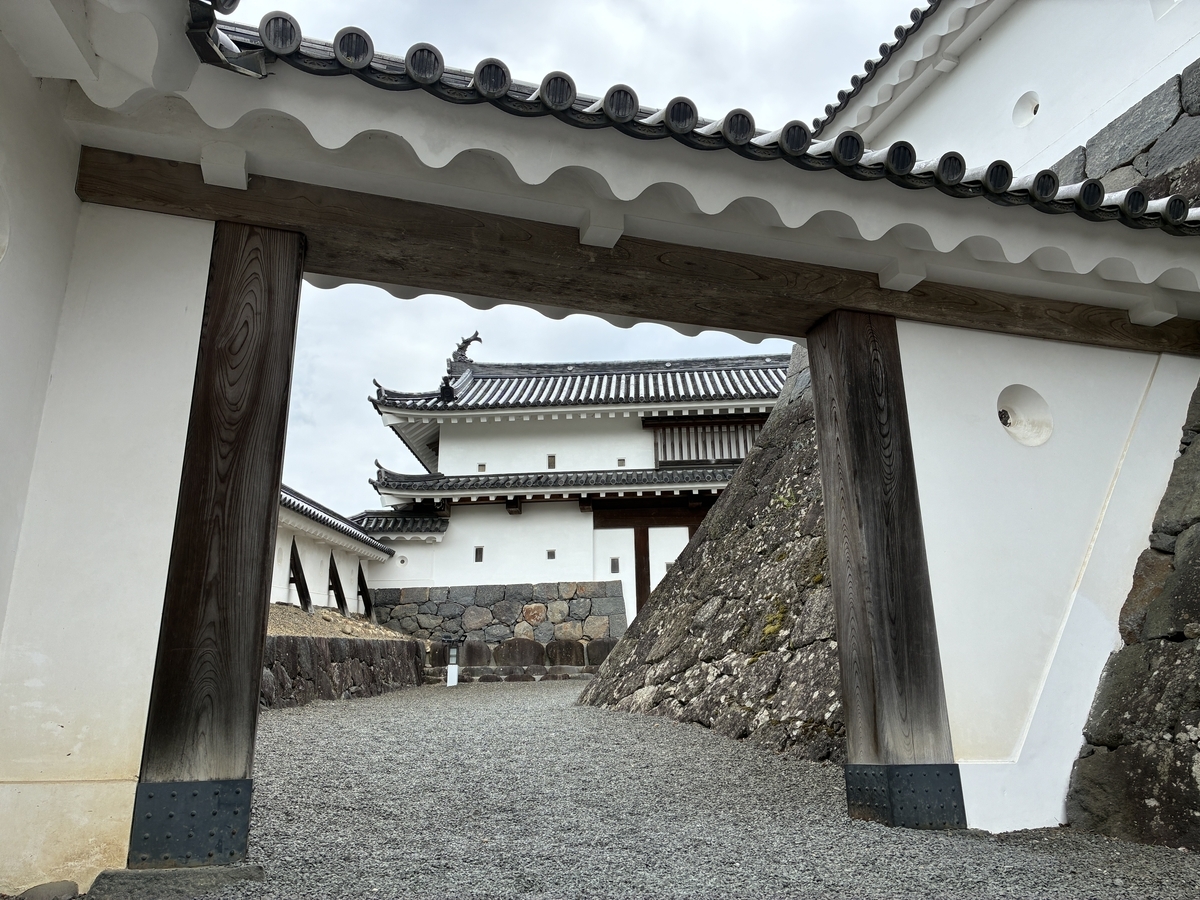 白石城 大手一ノ門、大手二ノ門