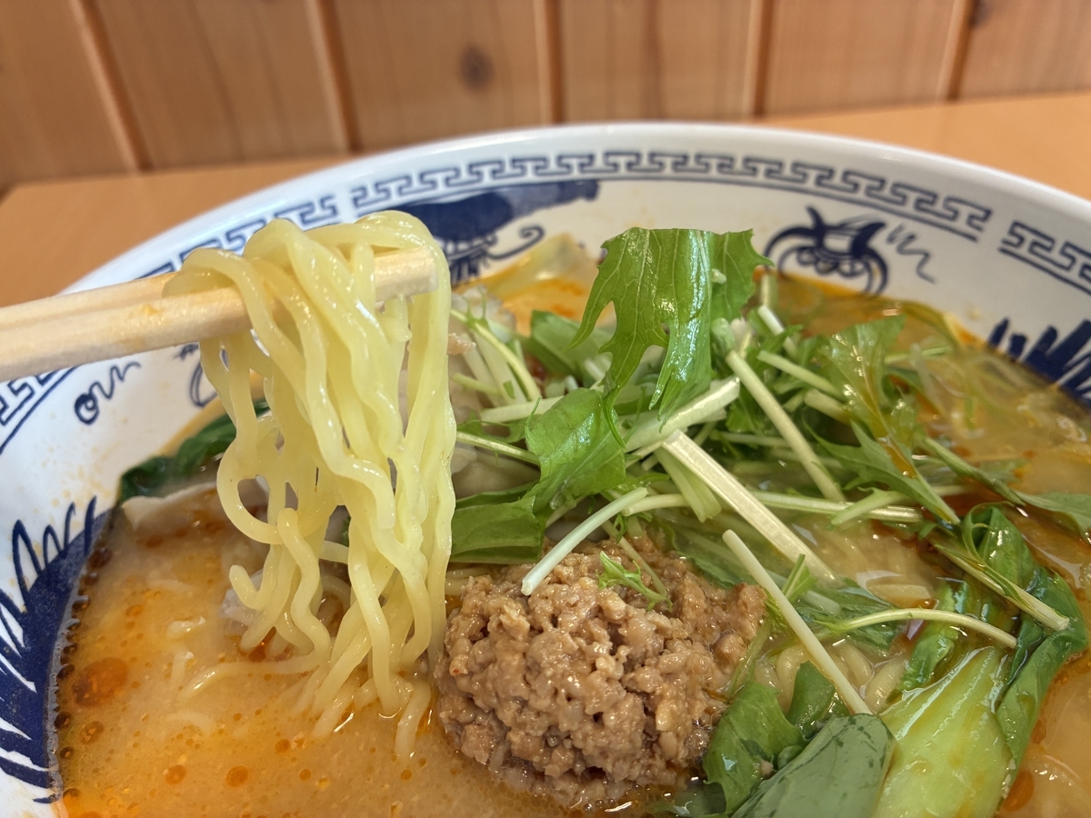 道の駅七ヶ宿でおススメの蔵王坦々ラーメンは程よい余韻を残す辛さ！