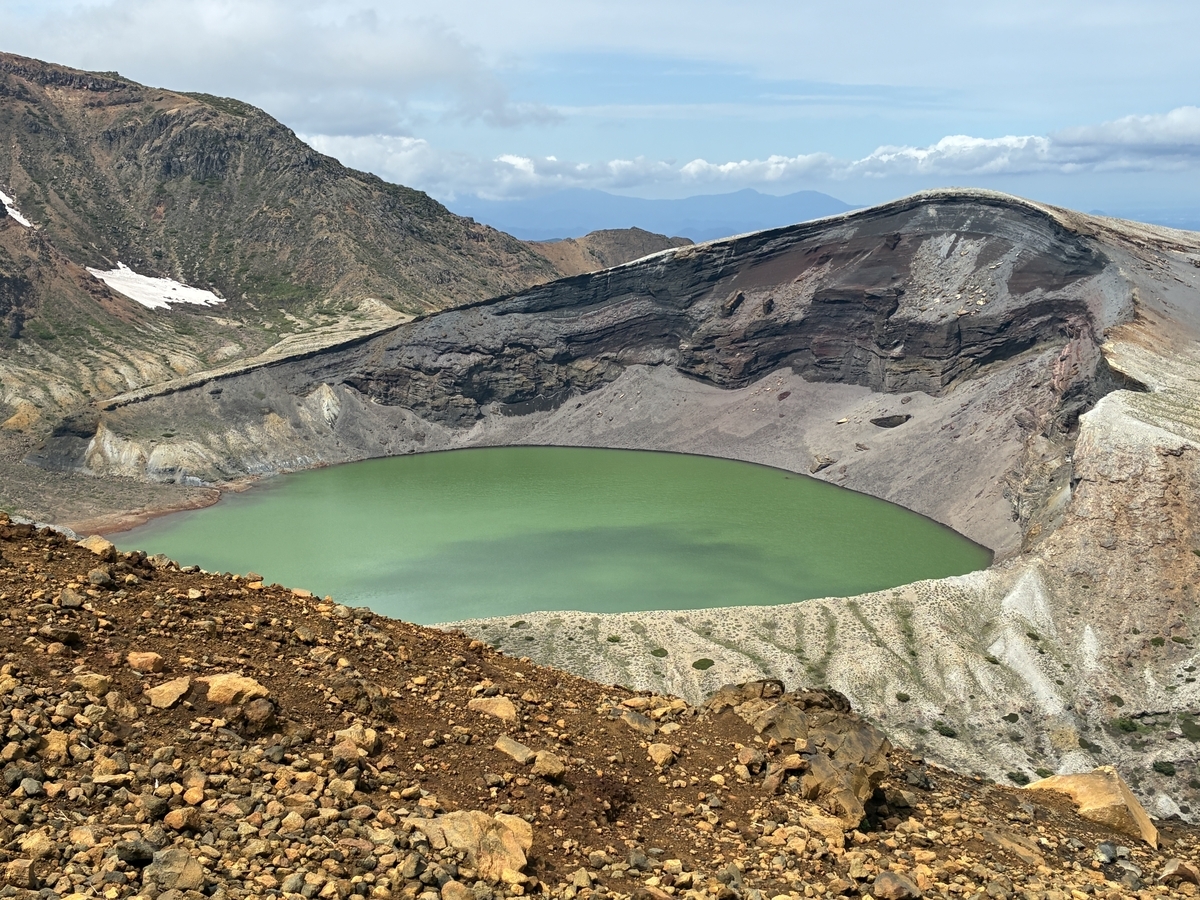火山湖・御釜