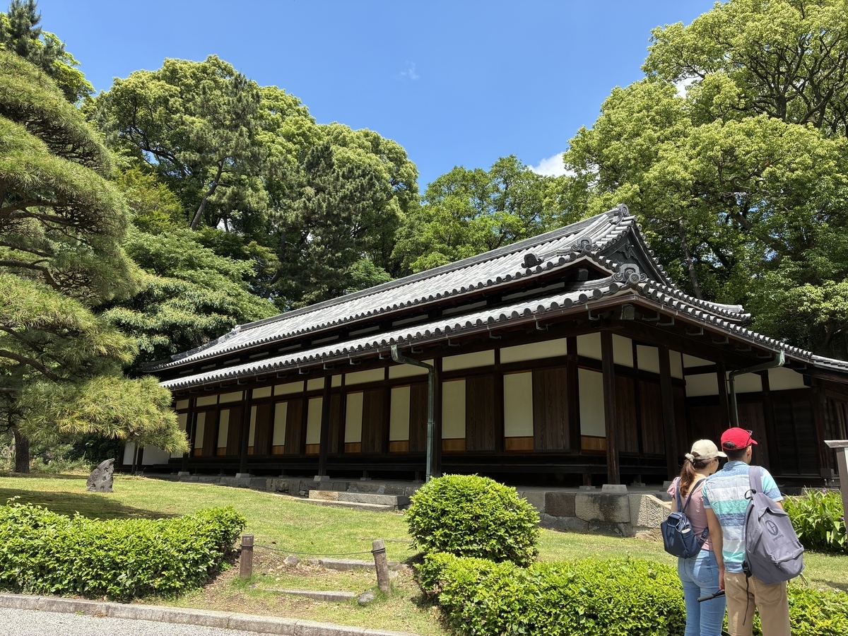 江戸城跡・大番所。中之門を警固する最終検問所。高級武士が積めていた。
