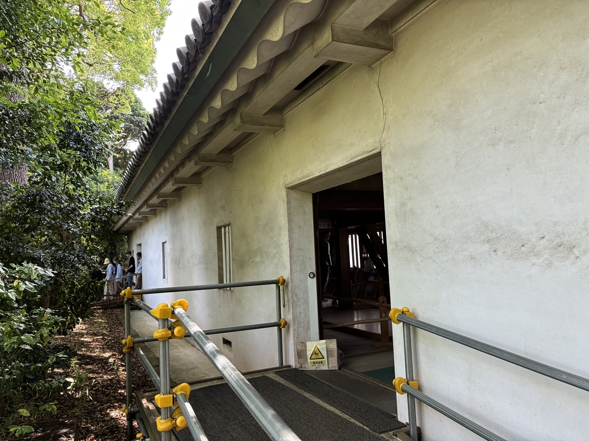 江戸城跡・富士見多門。内部公開されている。
