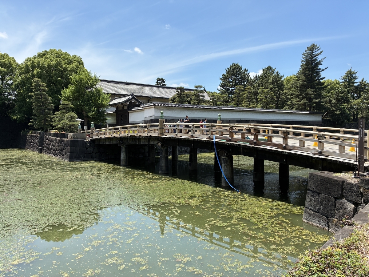 江戸城跡・平川門全景。大手濠から。