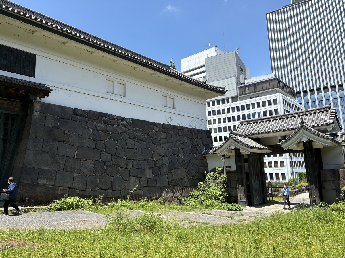 江戸城北の丸跡・重要文化財 旧江戸城清水門跡