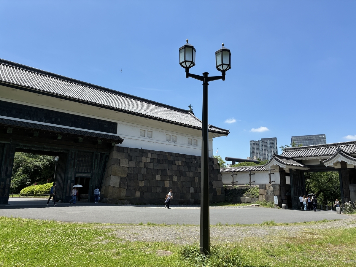 江戸城北の丸跡・田安門 桝形