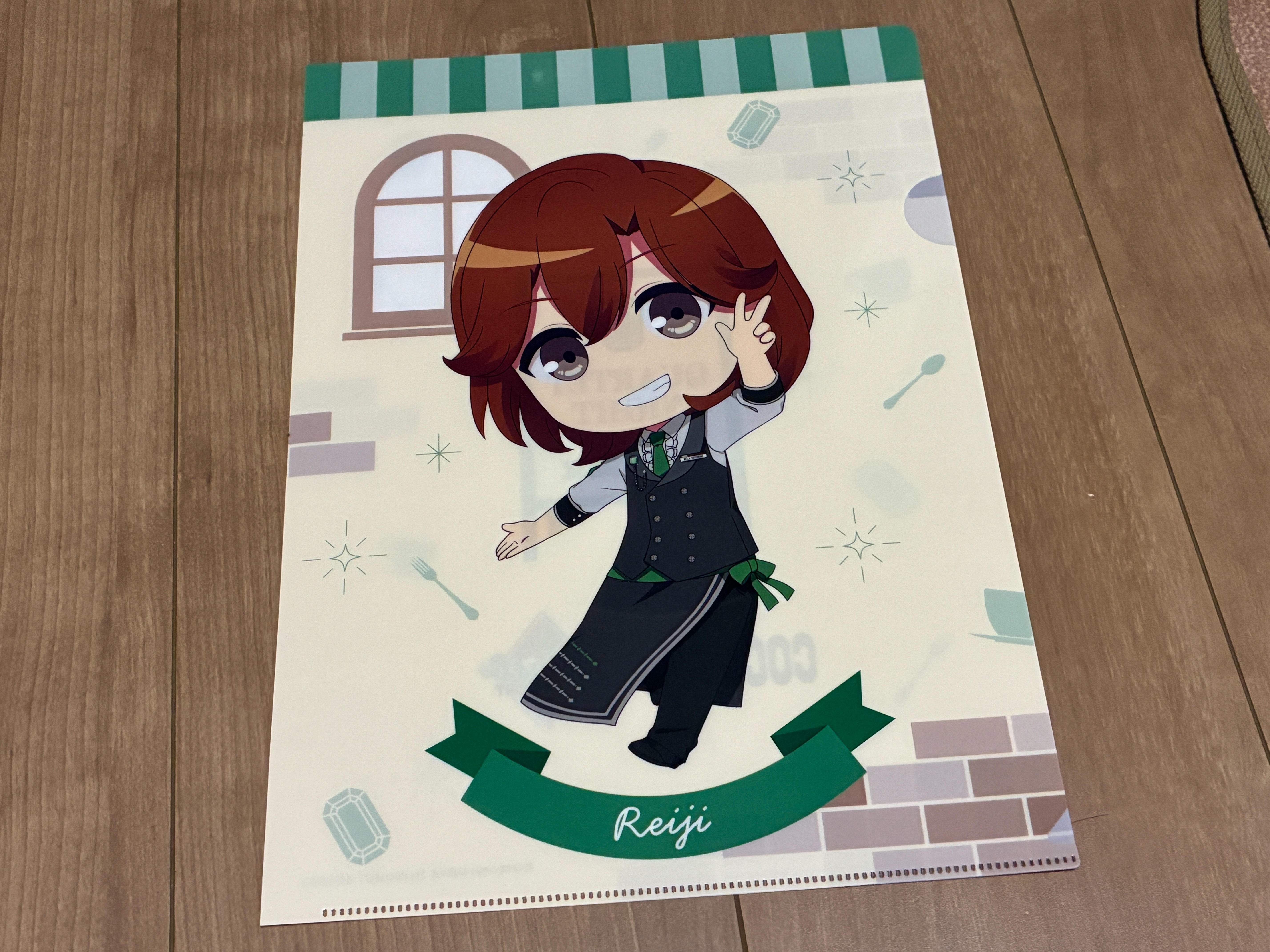 うた☆プリ ココスコラボ クリアファイル  寿嶺二（ちびキャラ）