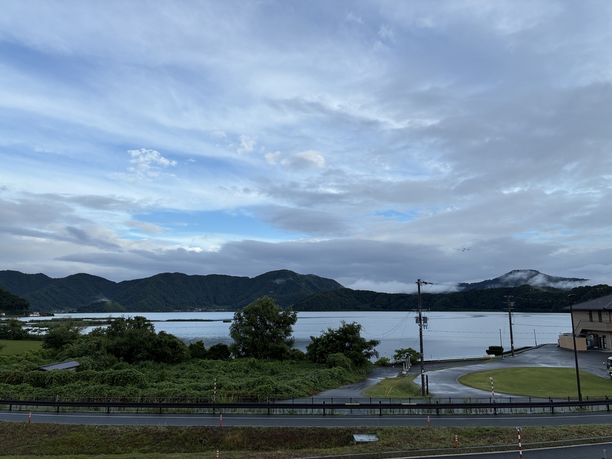 三方五湖PA 三方五湖展望台 三方湖を眺める