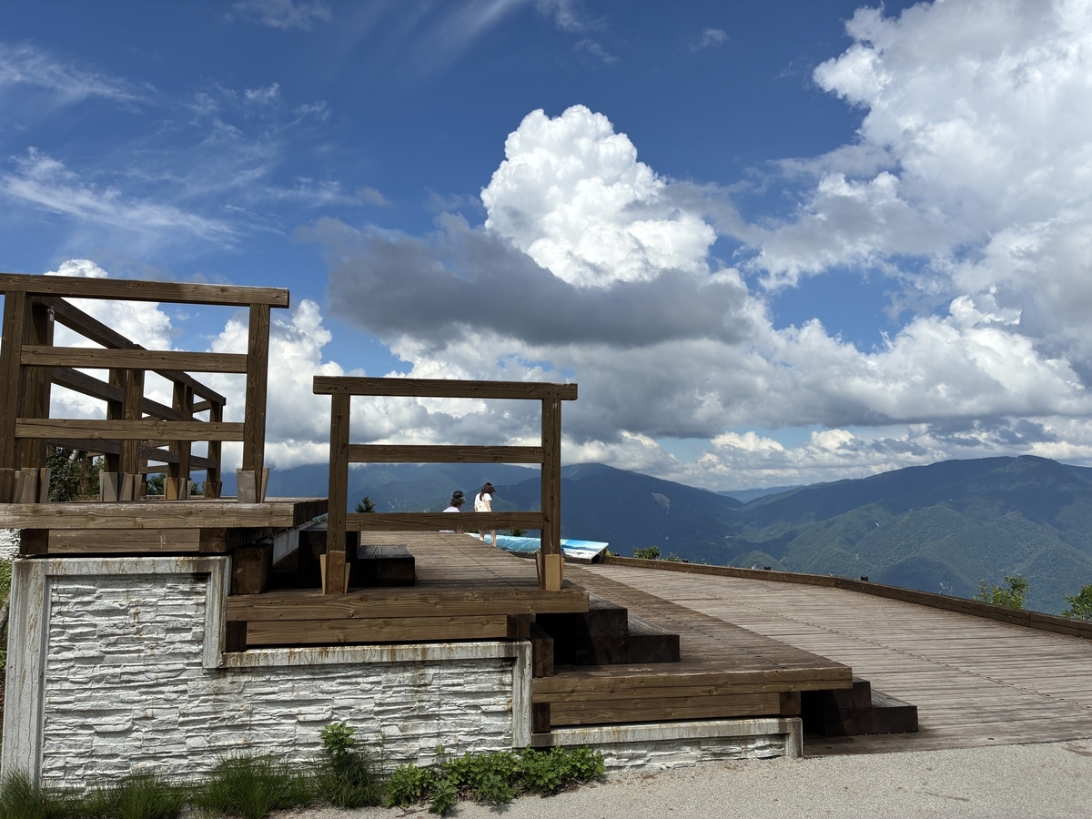 白山白川郷ホワイトロード 白川郷展望台デッキ