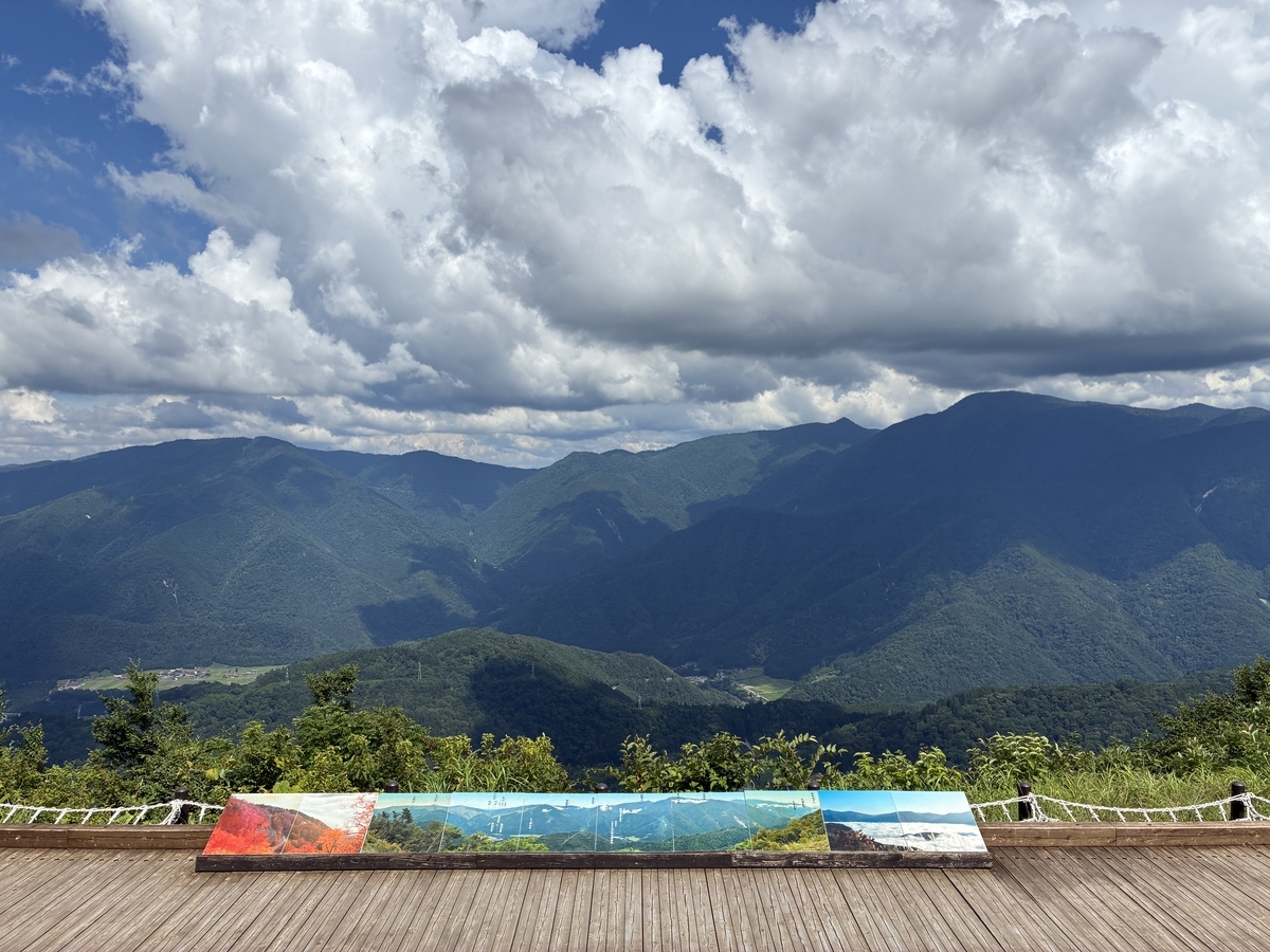 白山白川郷ホワイトロード 白川郷展望台からの眺め