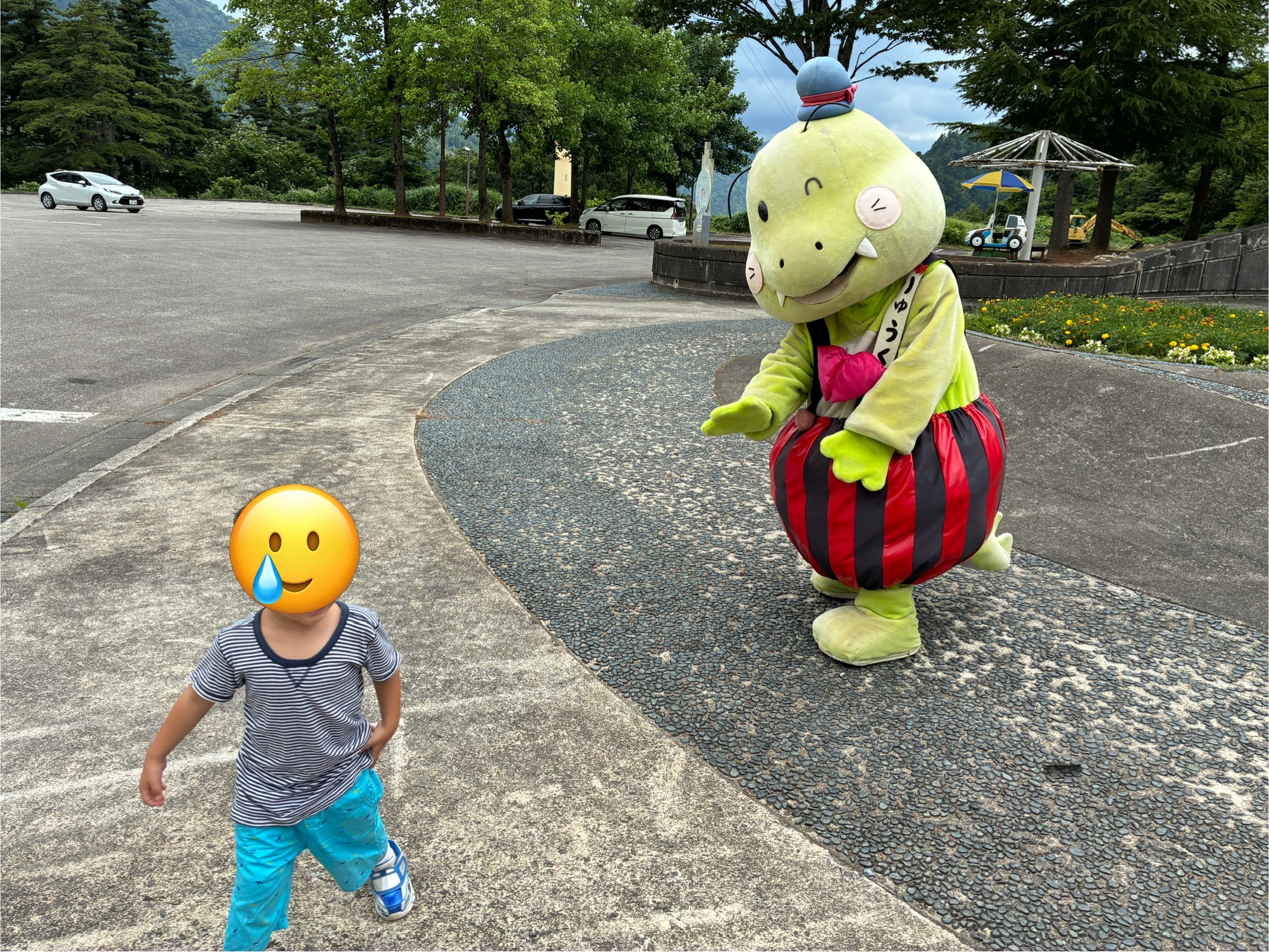 白山恐竜パーク白峰 りゅうくん
