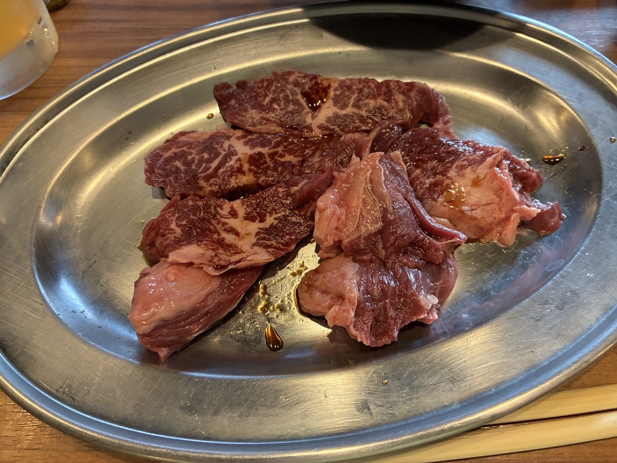 白峰 重要伝統的建造物群保存地区 お食事ゆーた カルビ