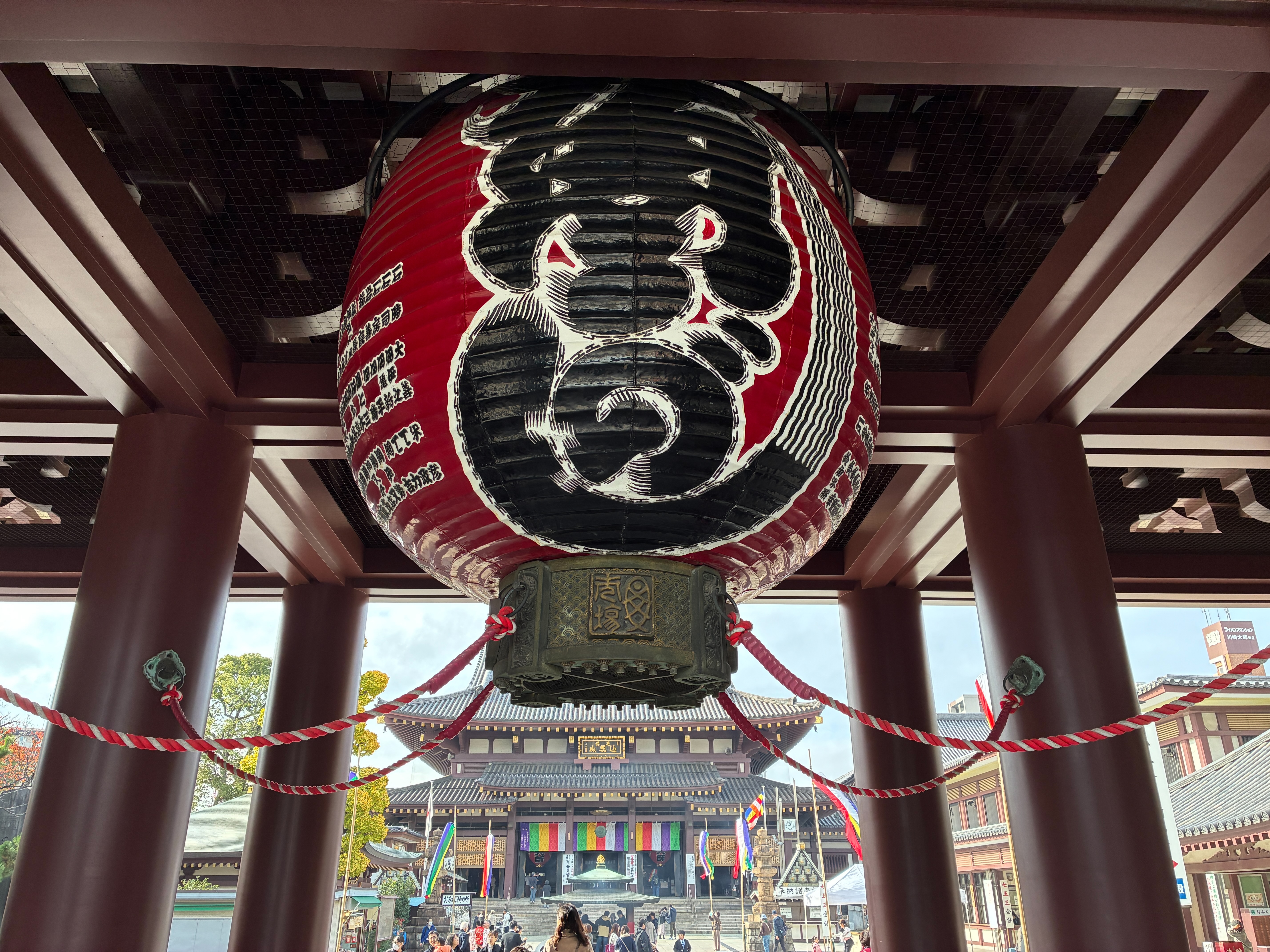 川崎大師 大山門の提燈